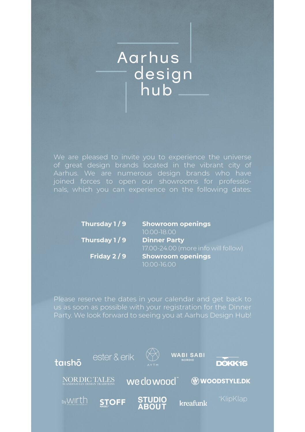 You are invited – Aarhus Design Hub September 2022